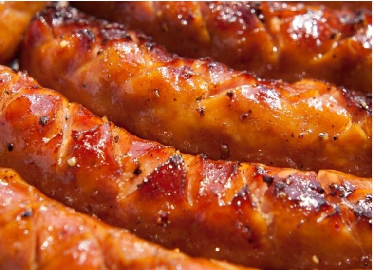 Grilled BBQ Sausages